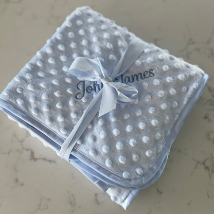 Dimple Baby Blanket Blue