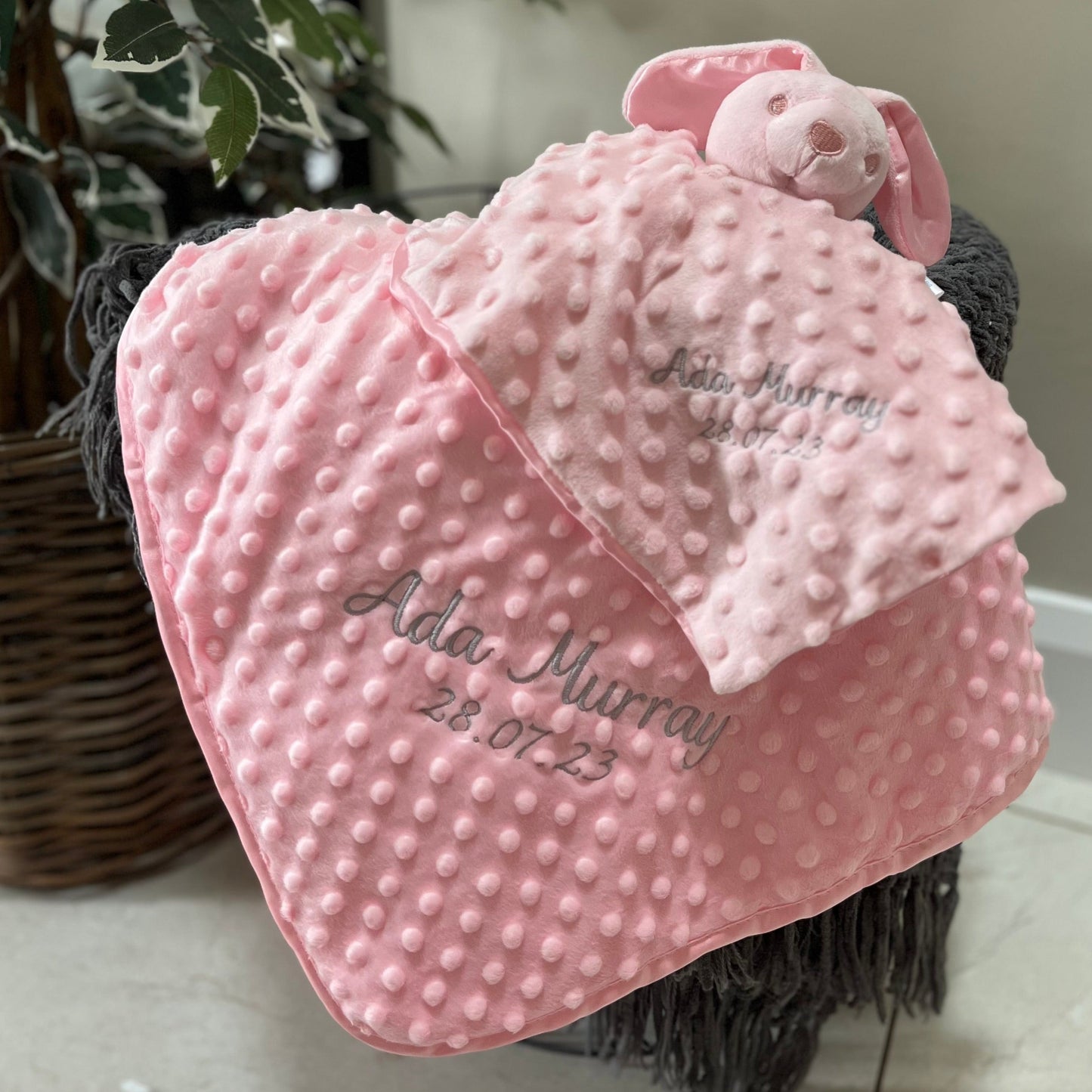 Dimple Baby Blanket Pink