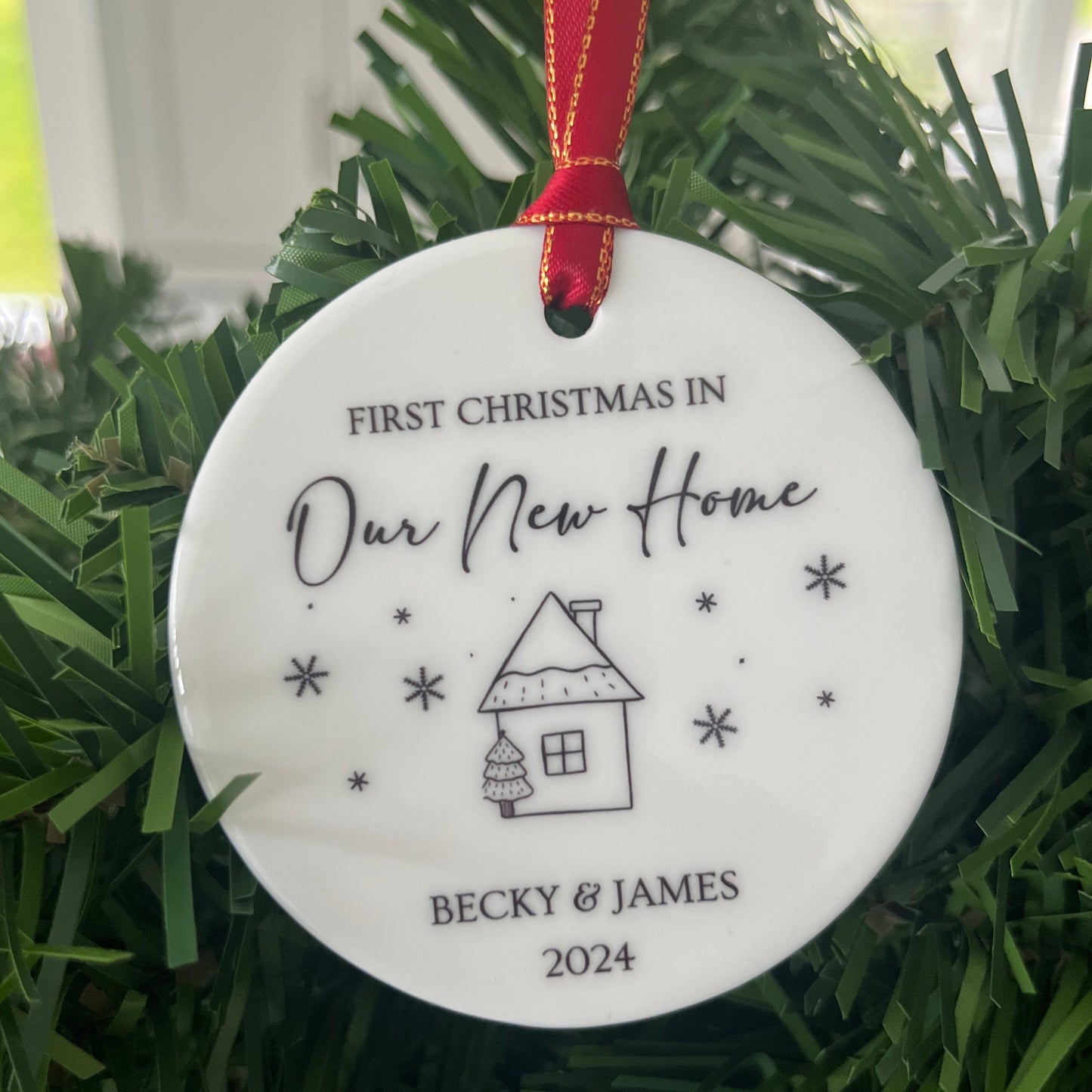 First Christmas in Our New Home Bauble 3