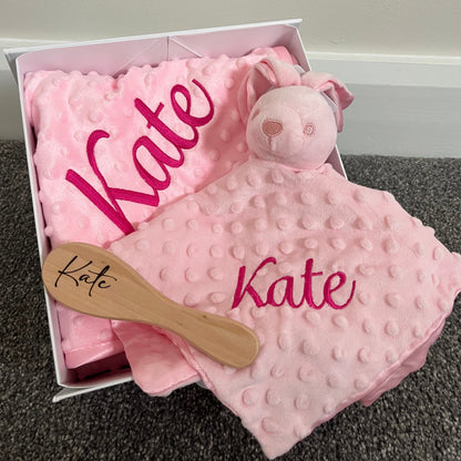 Dimple Baby Comforter Pink