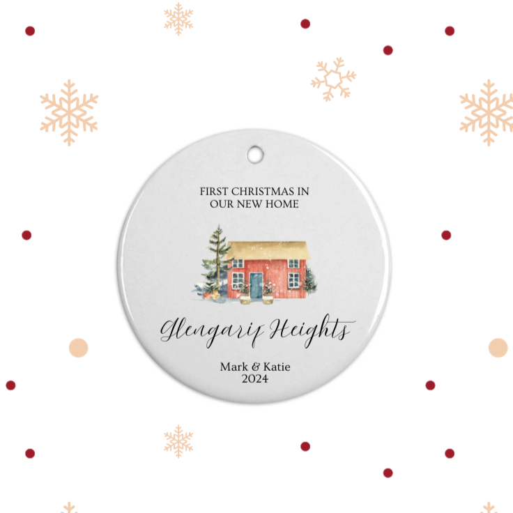First Christmas in Our New Home Bauble 2