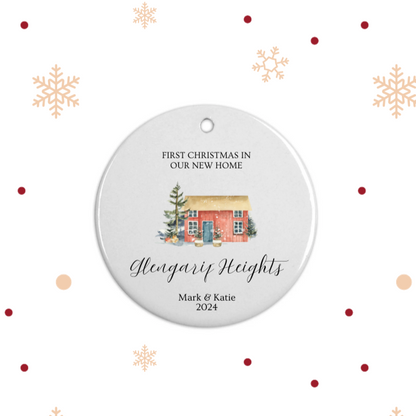 First Christmas in Our New Home Bauble 2
