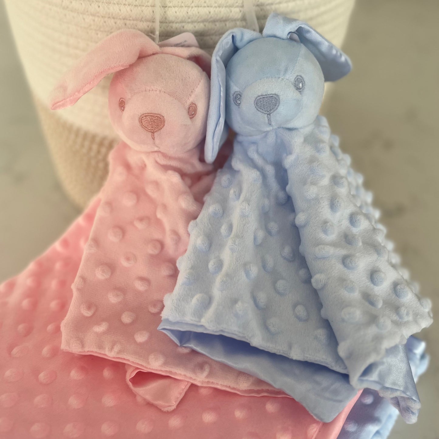 Dimple Baby Comforter Blue