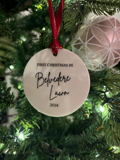 First Christmas in Our New Home Bauble 4