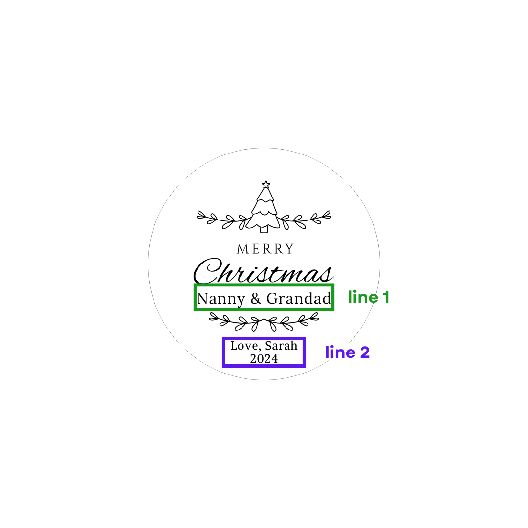 Merry Christmas Bauble