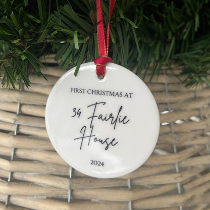First Christmas in Our New Home Bauble 4