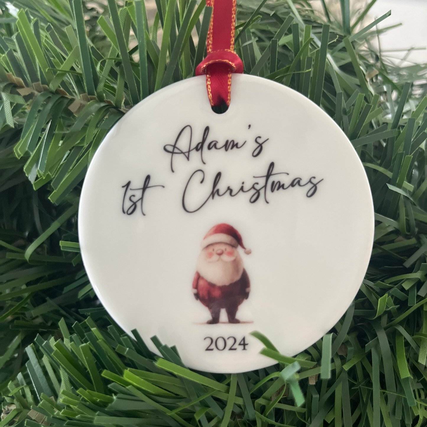 Baby's First Christmas Bauble - Choose Your Image 1