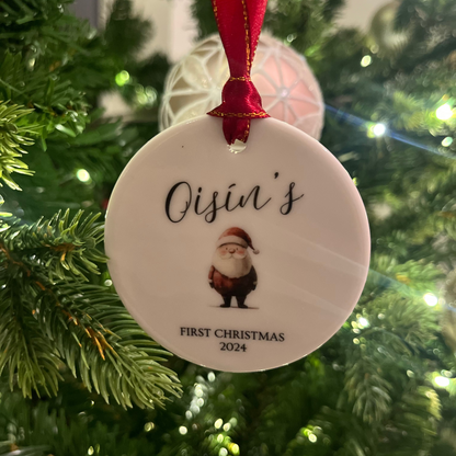Baby's First Christmas Bauble - Choose Your Image 3