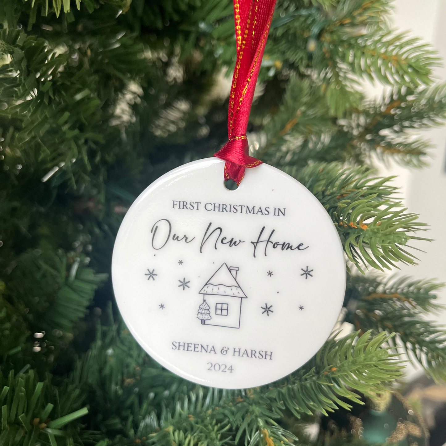 First Christmas in Our New Home Bauble 3
