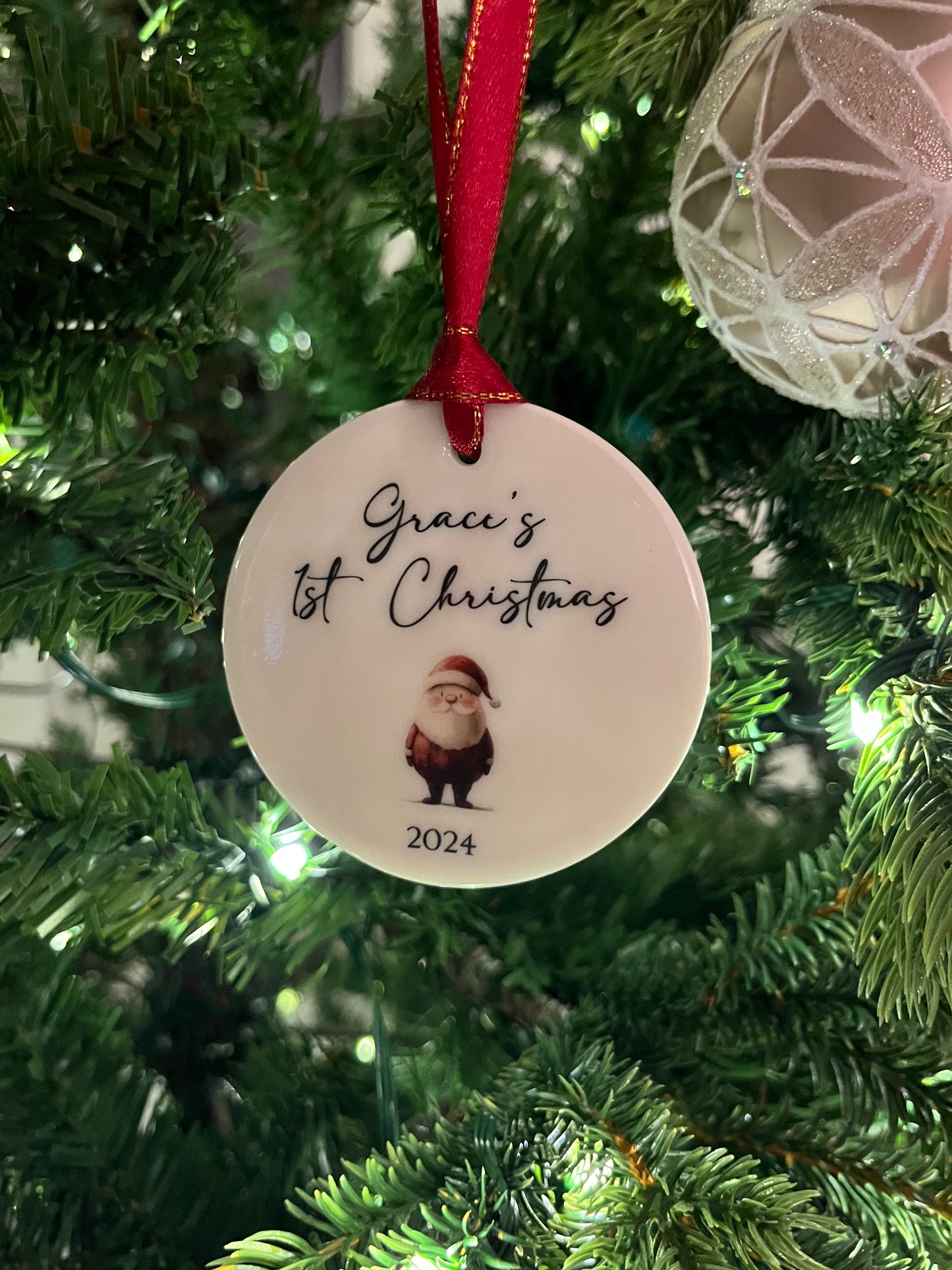 Baby's First Christmas Bauble - Choose Your Image 1