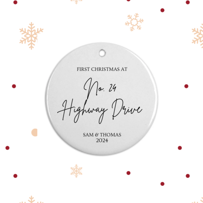 First Christmas in Our New Home Bauble 4