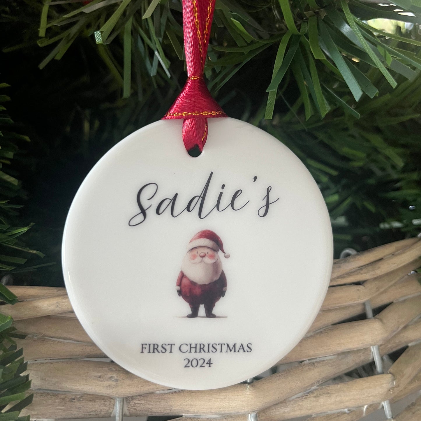 Baby's First Christmas Bauble - Choose Your Image 3
