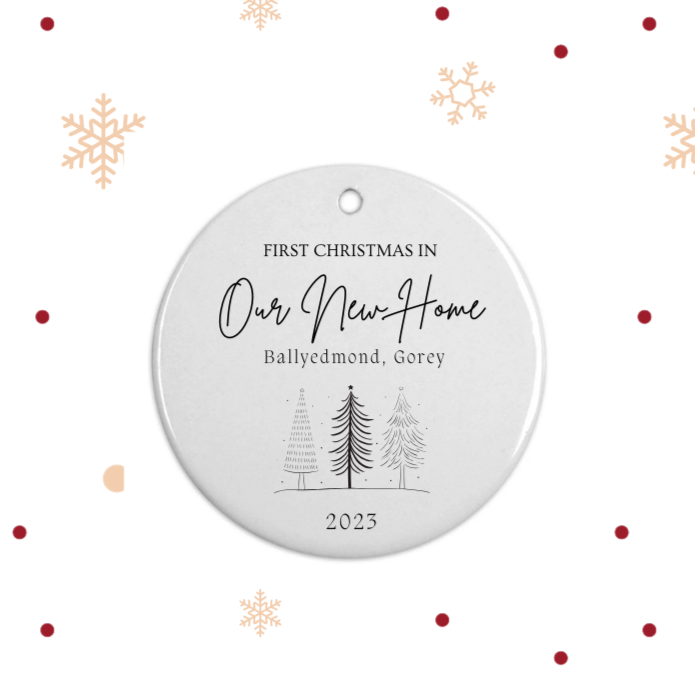 First Christmas in Our New Home Bauble 5