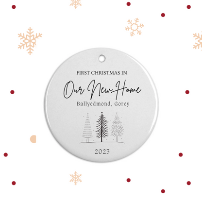 First Christmas in Our New Home Bauble 5