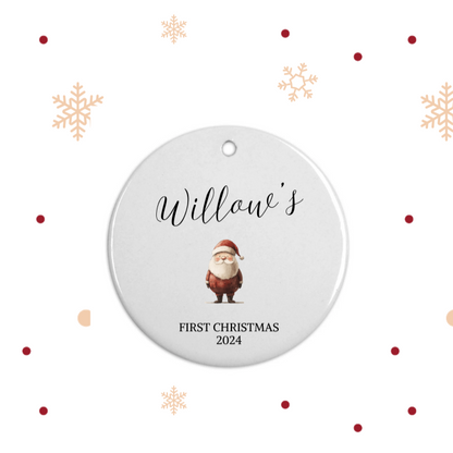 Baby's First Christmas Bauble - Choose Your Image 3