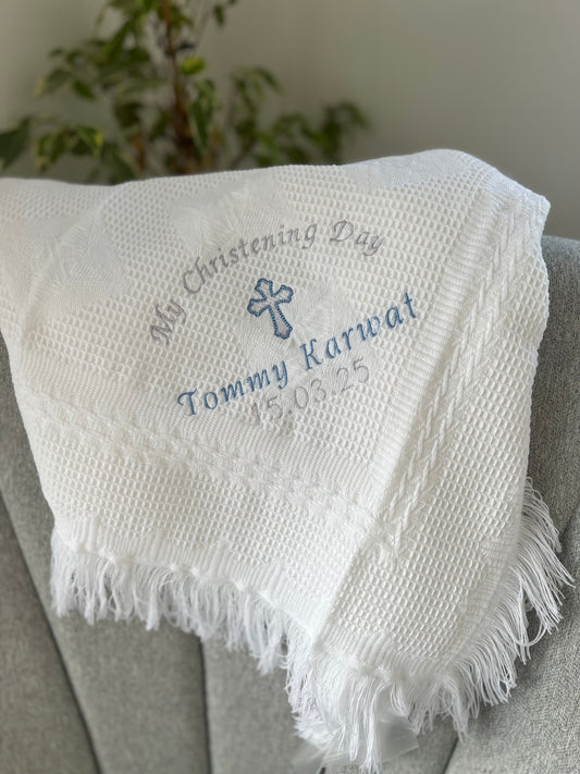 Christening Blanket - My Christening Day Design