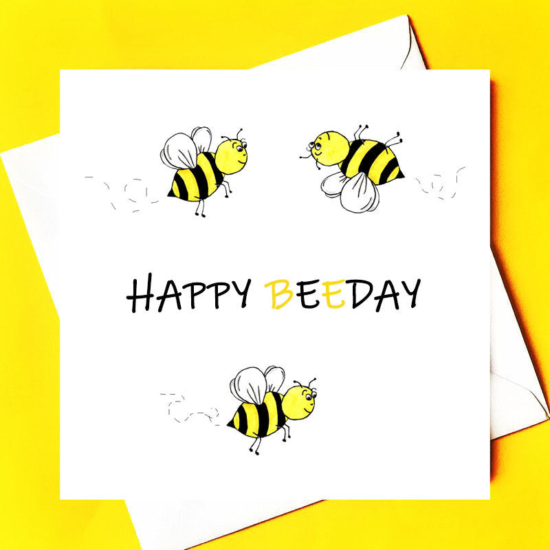 Bee-Day Birthday Card
