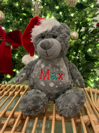 Christmas Teddy Bear -Name