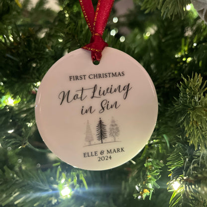 First Christmas Married/Mr & Mrs Bauble 2