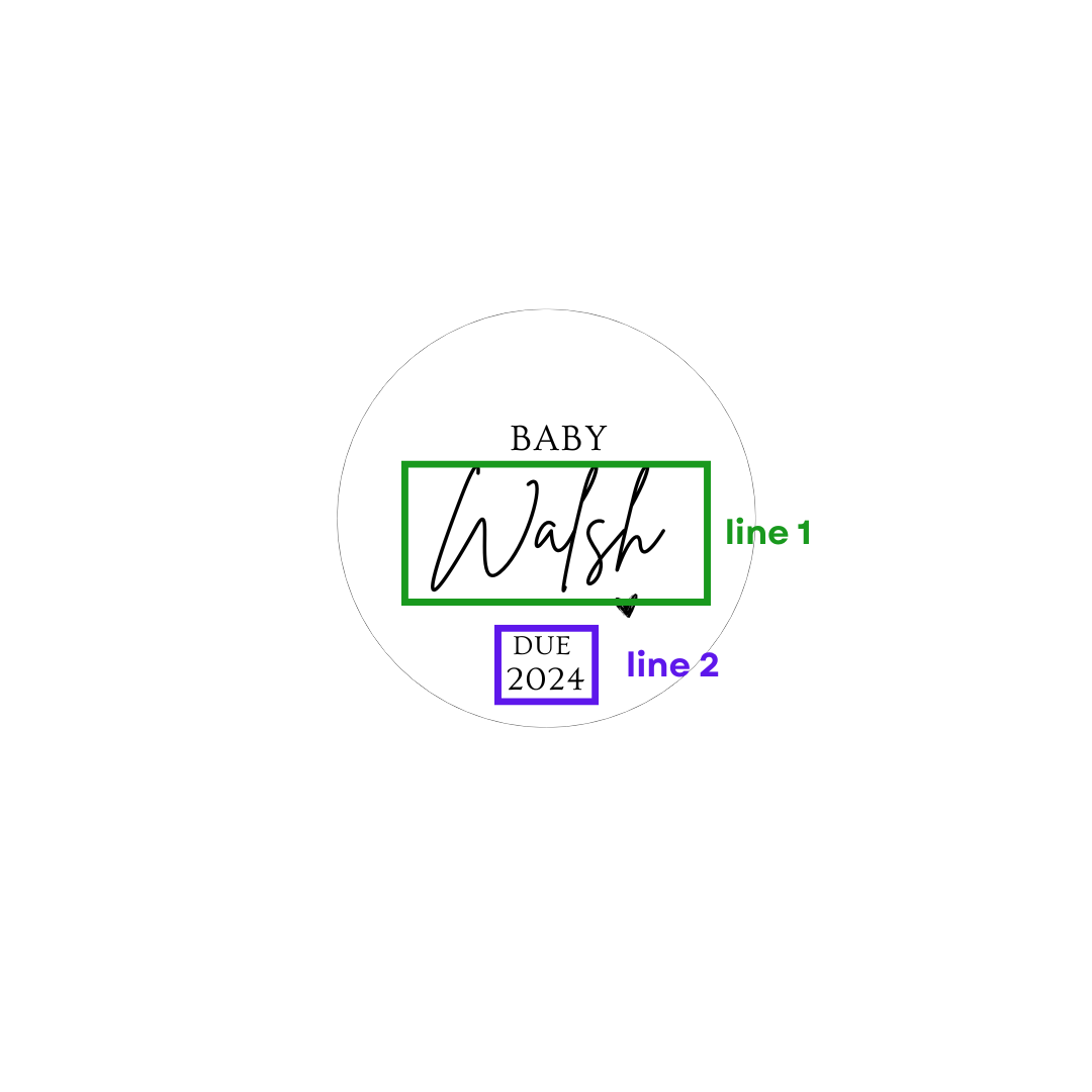 Expecting Parents / Baby Due Christmas Bauble
