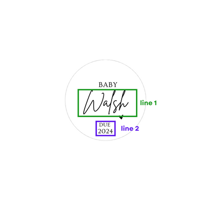 Expecting Parents / Baby Due Christmas Bauble