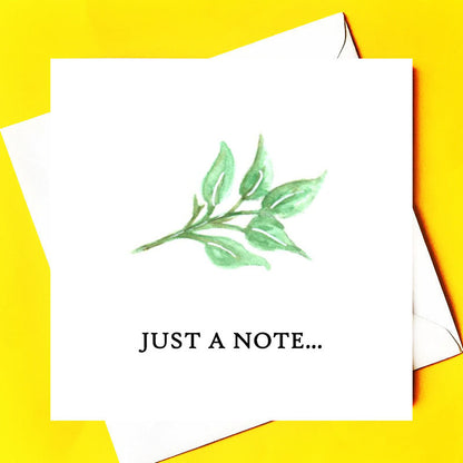 Just a Note .. Card