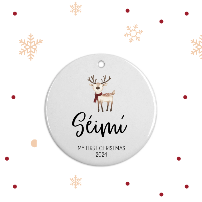 Baby's First Christmas Bauble - Choose Your Image 2