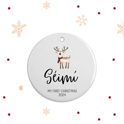 Baby's First Christmas Bauble - Choose Your Image 2