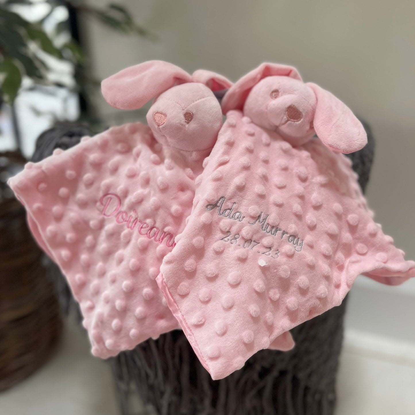Dimple Baby Comforter Pink