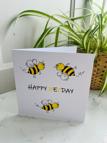 Bee-Day Birthday Card