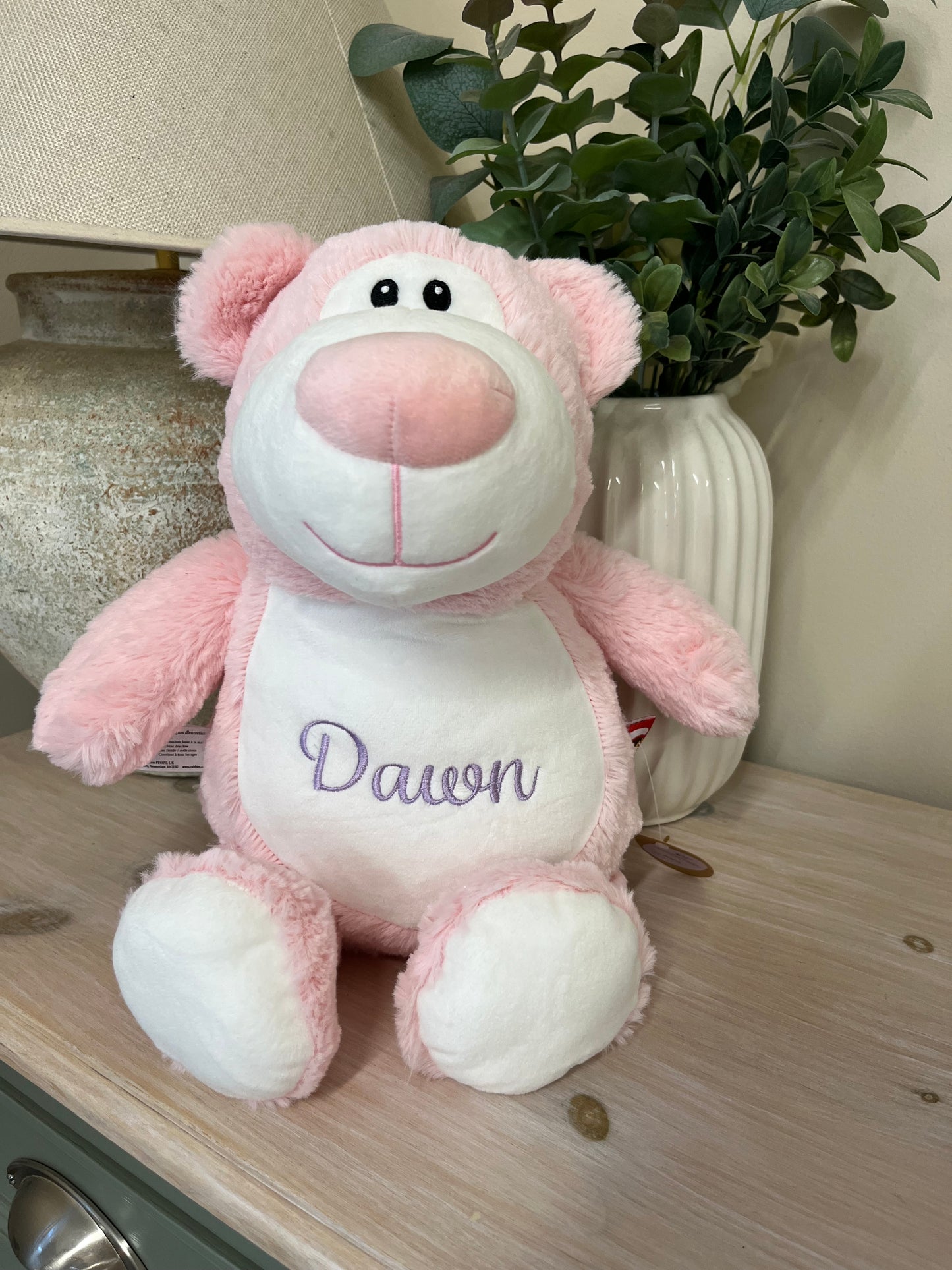Bear with Name - Cursive Font