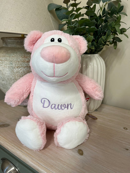 Bear with Name - Cursive Font
