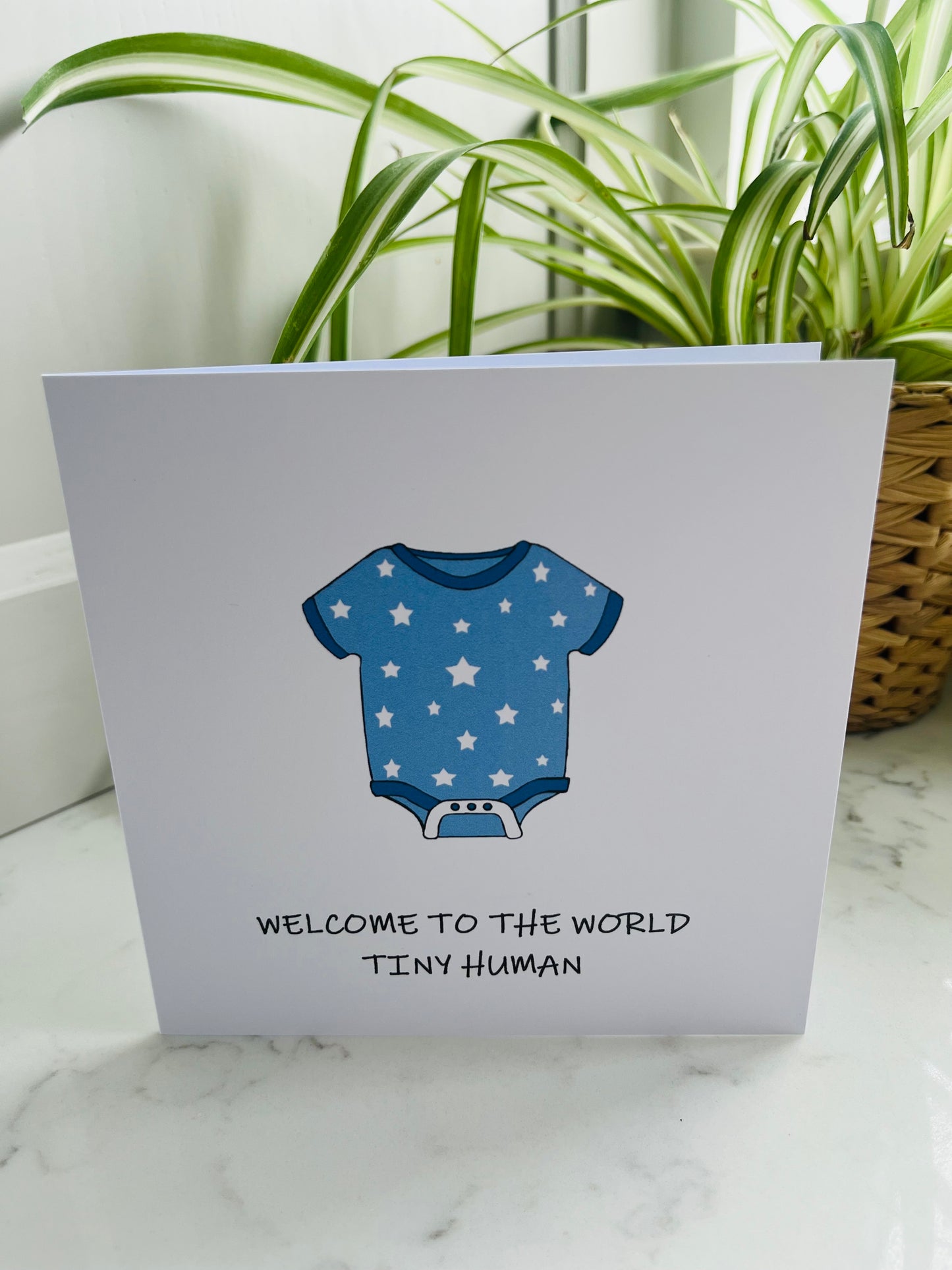 New Baby Card Blue