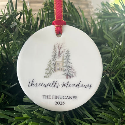 First Christmas in Our New Home Bauble