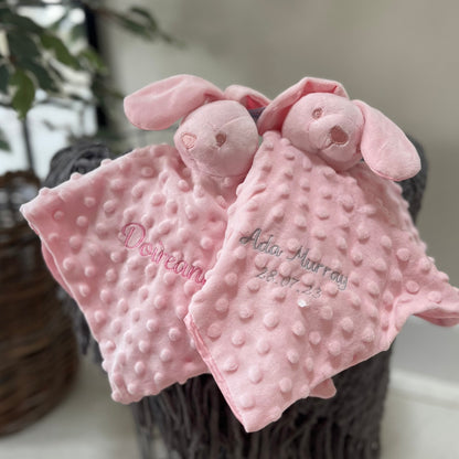 Dimple Baby Comforter Pink