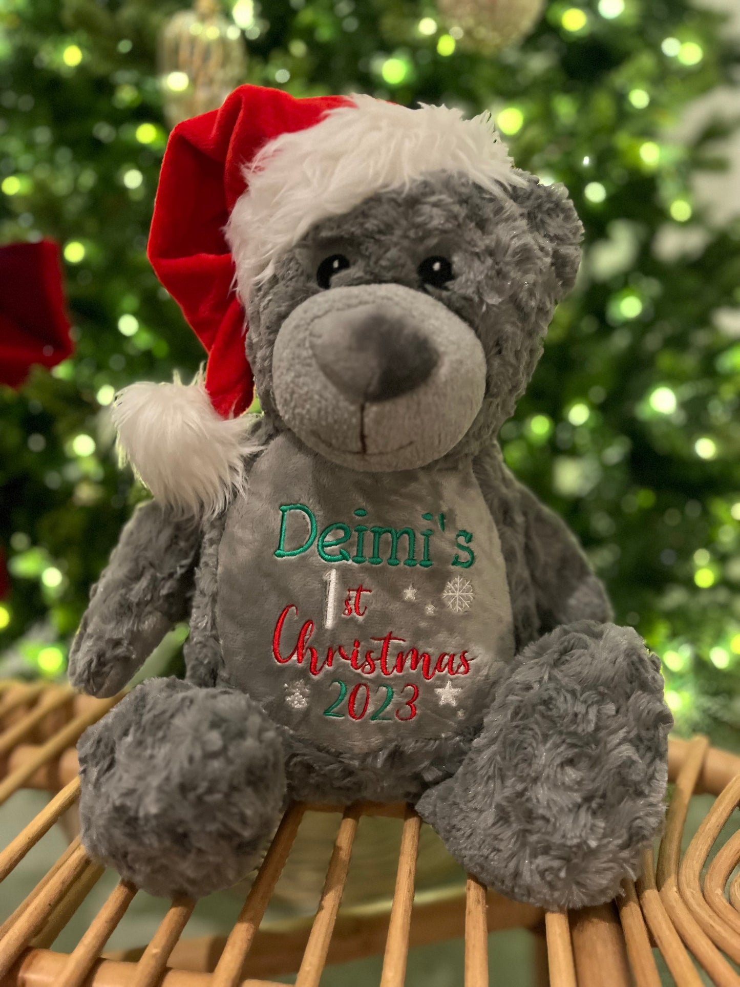 Christmas Teddy Bear - 1st Christmas