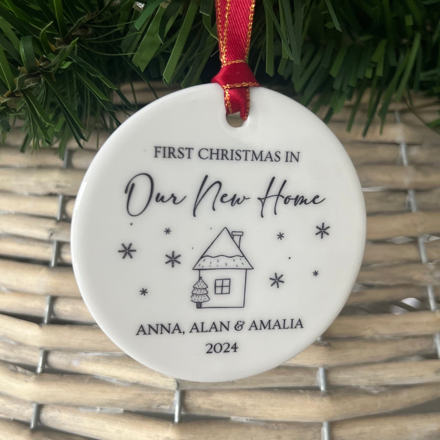 First Christmas in Our New Home Bauble 3