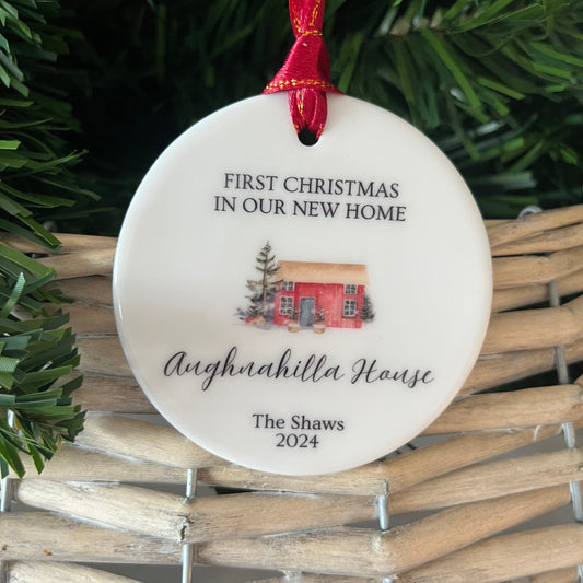First Christmas in Our New Home Bauble 2